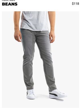 Gray Men’s Mugsy Jeans - Beans